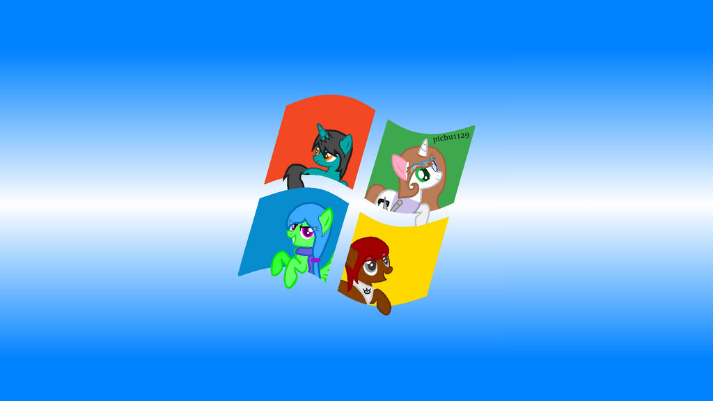 Windows Maskottchen Windows Ponies by pichu1129 on DeviantArt