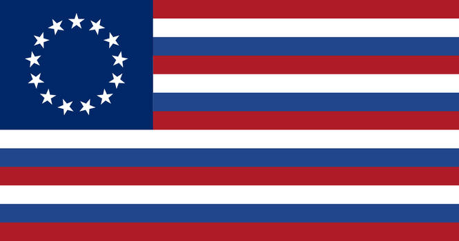 American Dutch Betsy Ross Flag
