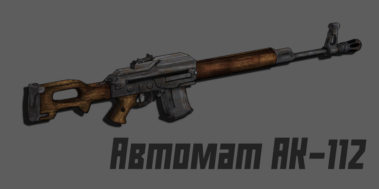Fallout 2 Assault Rifle AK-112 (Fallout 1\2) by MG-Croft on DeviantArt