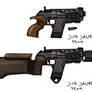 14mm Pistol (Fallout 1\2) and carbine.