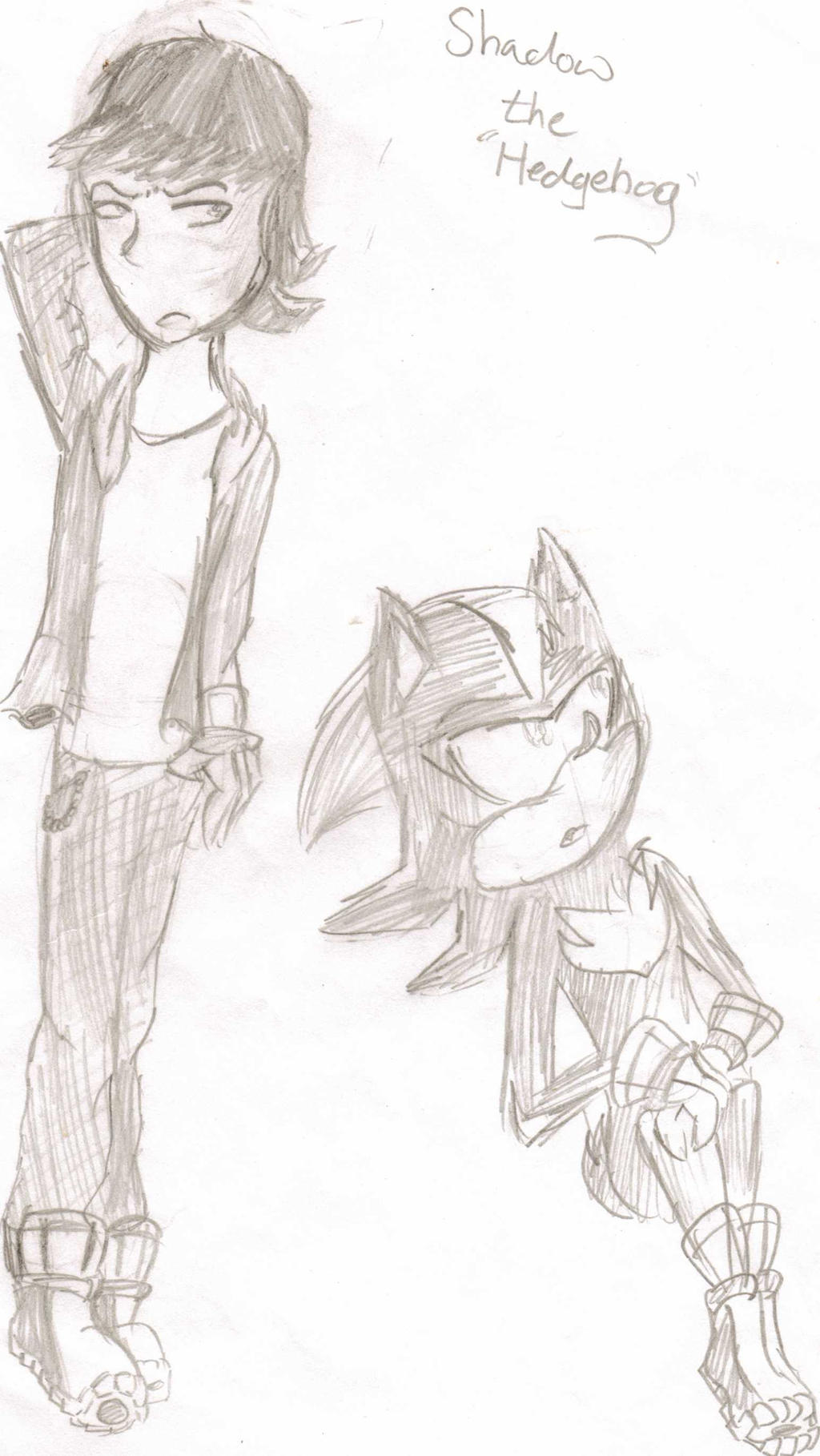 Shadow Inhumane Shadow the Human by PsychoKienesis on DeviantArt