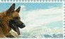 German Shepard Fan Stamp