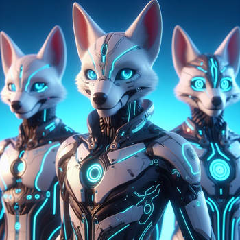 Gift Art: Inari the Robot Kitsune by Masterge77 on DeviantArt