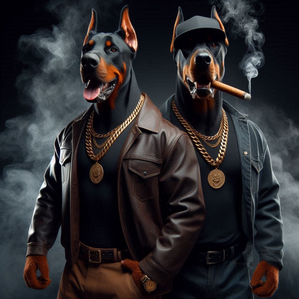 Yellow Dog Character Rapper Rap animals by FoxdenAI on DeviantArt