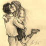 Harry and Ginny, first kiss