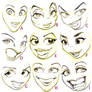 Female Cartoon Faces