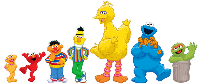 Sesame Street Vector Characters