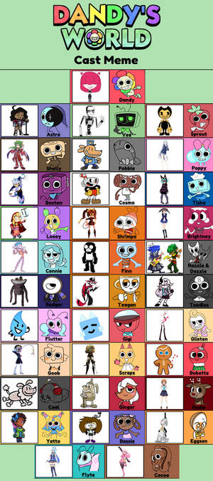 My Dandy's World Cast Meme! (+ Easter Update)