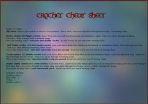 Crochet Cheat Sheet