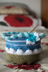 Cloudy Day Crochet bag