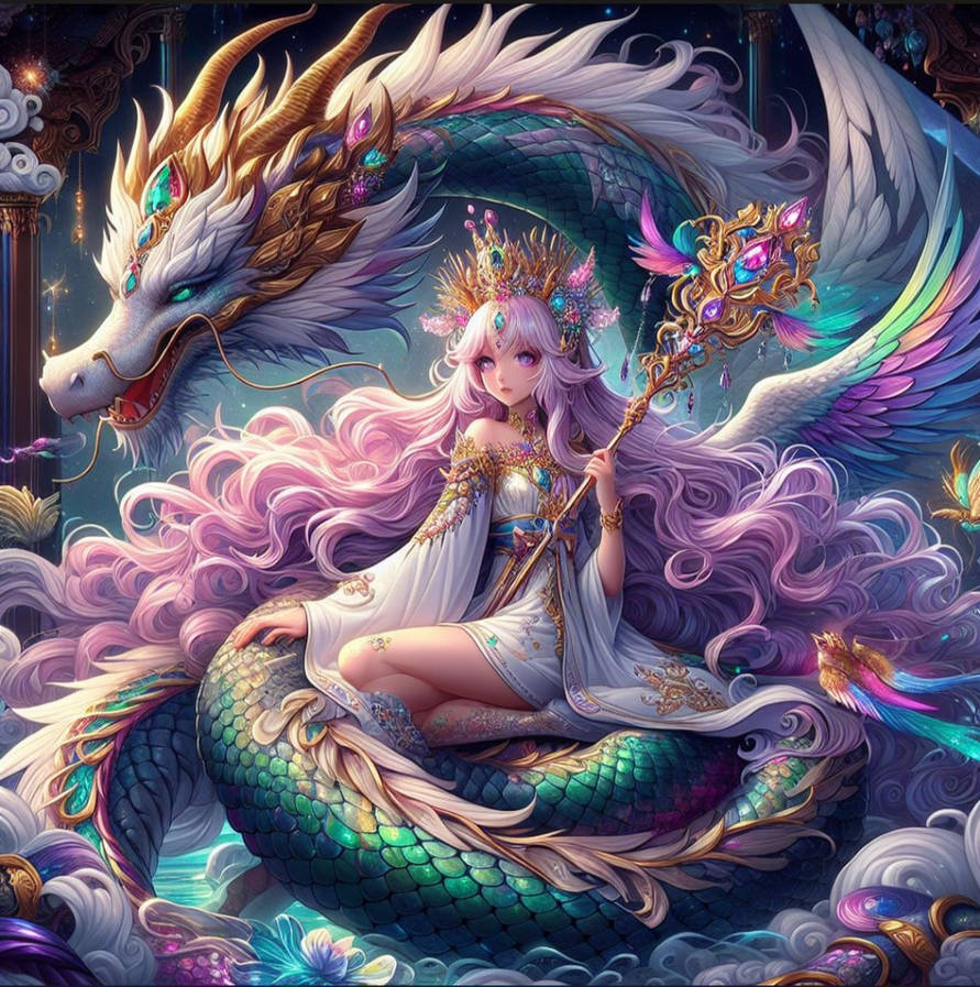 Cute Anime Dragon Girl And Her Little Dragon Pet By AdayaSilverclaw507 cute-anime-dragon-girl-and-her-little-dragon-pet-by-adayasilverclaw507