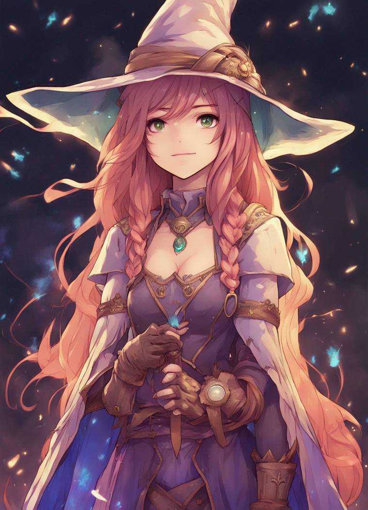 Wizard Runes Anime Fantasy Anime female wizard 2 by Rzach on DeviantArt