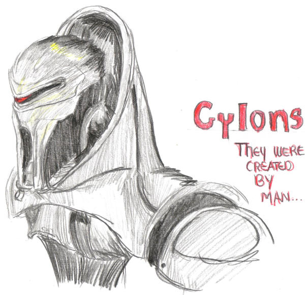 Cylon Oracle My drawing of Cylon by TheOracle93 on DeviantArt