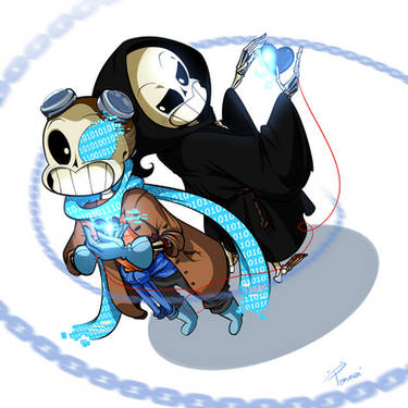 Reaper!Sans Collab by SketchieFoxie on DeviantArt