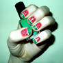 Watermelon Nails