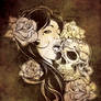 Day Of The Dead Skull Lick