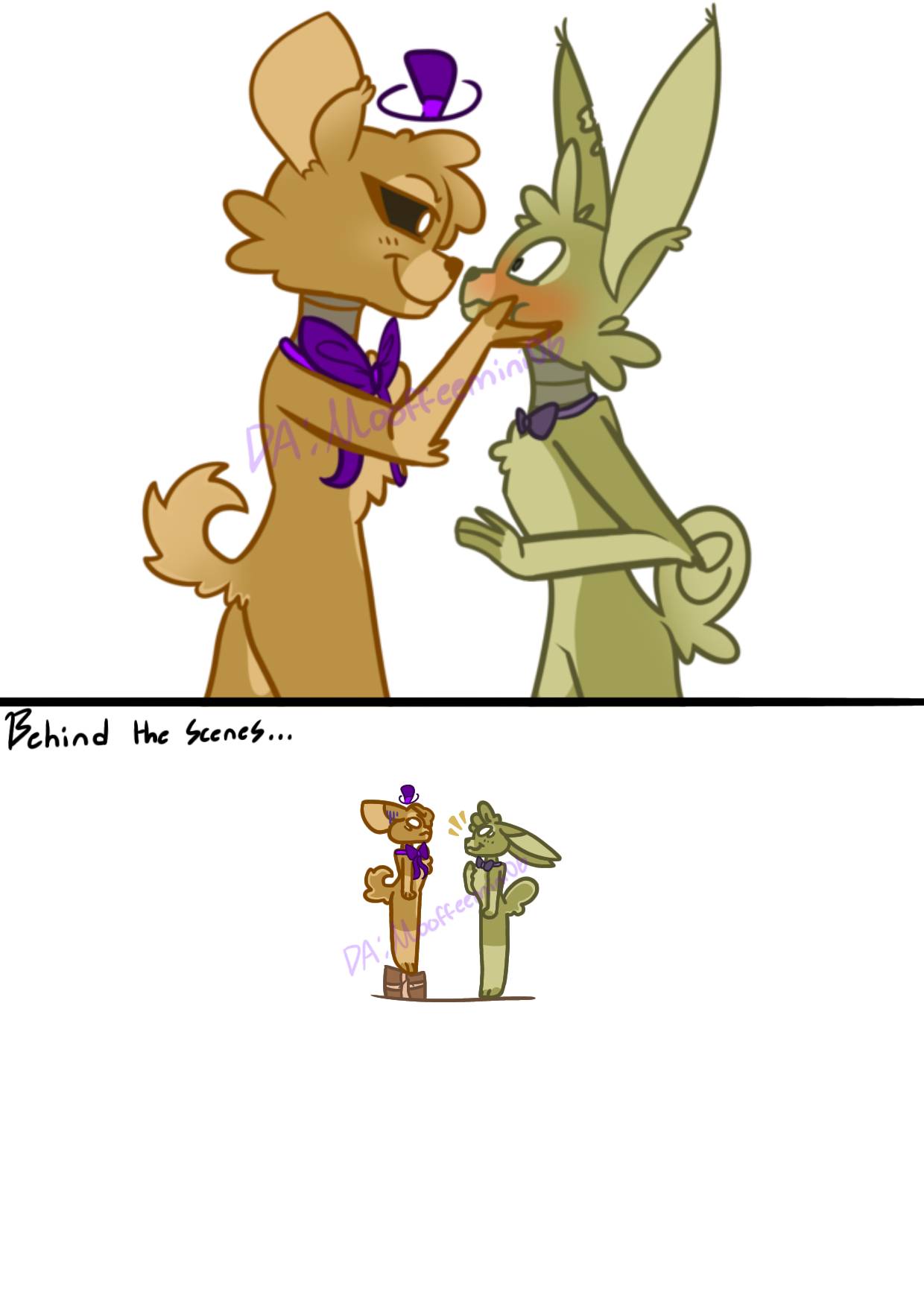 Golden Freddy x Springtrap idk by MooffeeMini06 on DeviantArt