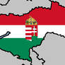 Axis Power Series: The Kingdom of Hungary Flag Map