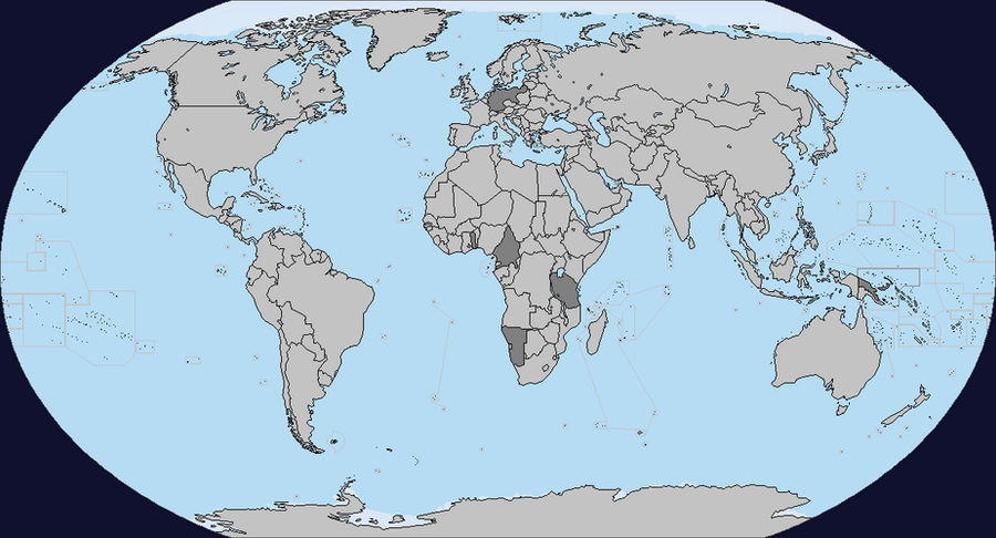 Map of The German Empire