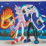 Blaze and Blizzard with Desert Eagle