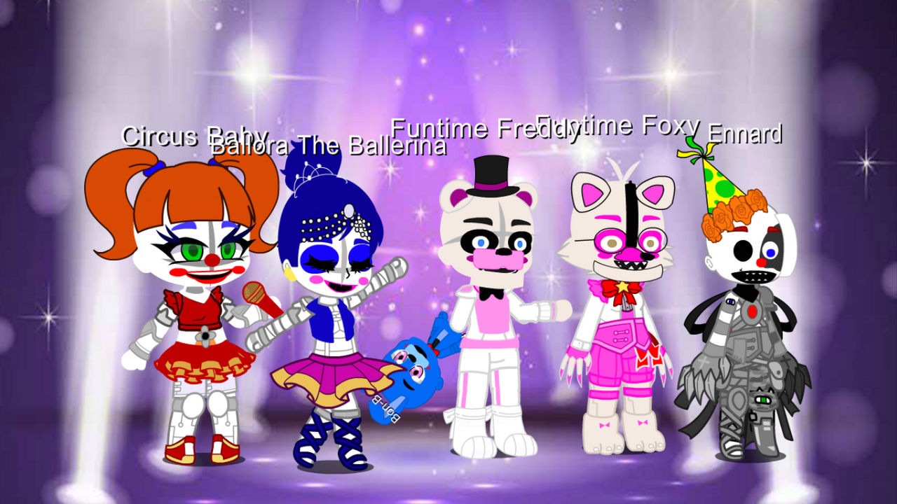 FNAF Sister Location: Animatronics (Gacha Club) by FN-1999 on DeviantArt