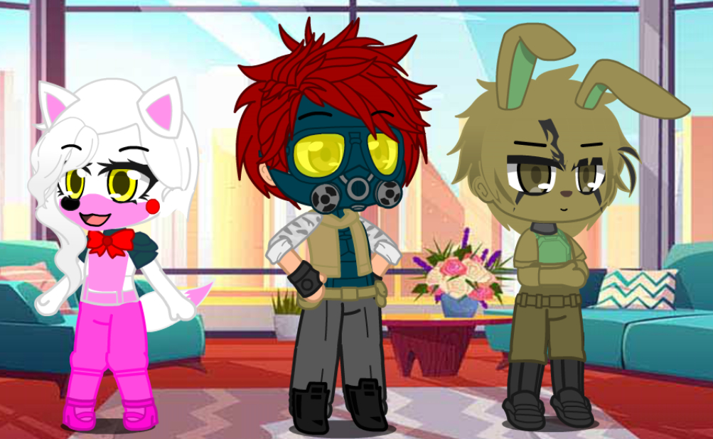 S.A.M. Springtrap and Mangle in Gacha Club by FN-1999 on DeviantArt
