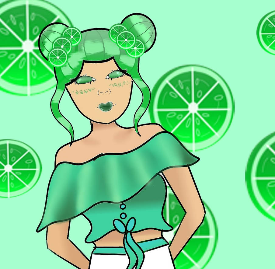Lime Girl by idkwhatimdrawing on DeviantArt