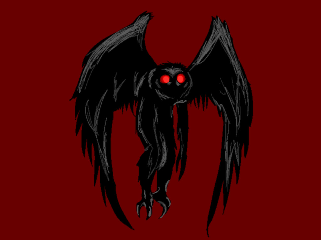 Mothman by UrlocalW3irdo on DeviantArt