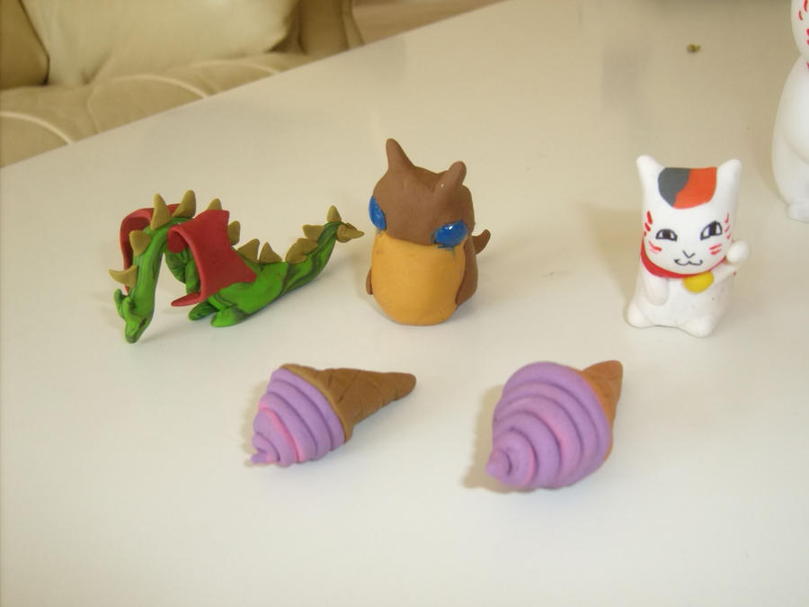 Fimo buddies enjoying some ice by jkngai on DeviantArt
