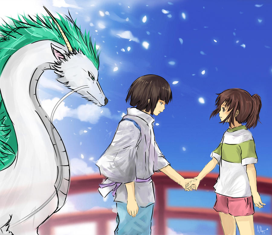 Haku and Chihiro