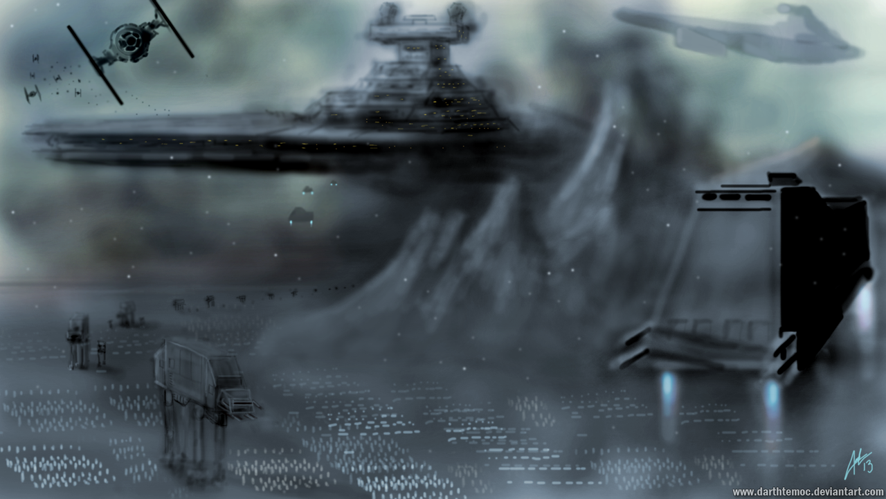 The Ground Assault (Battle of Hoth) by DarthTemoc on DeviantArt