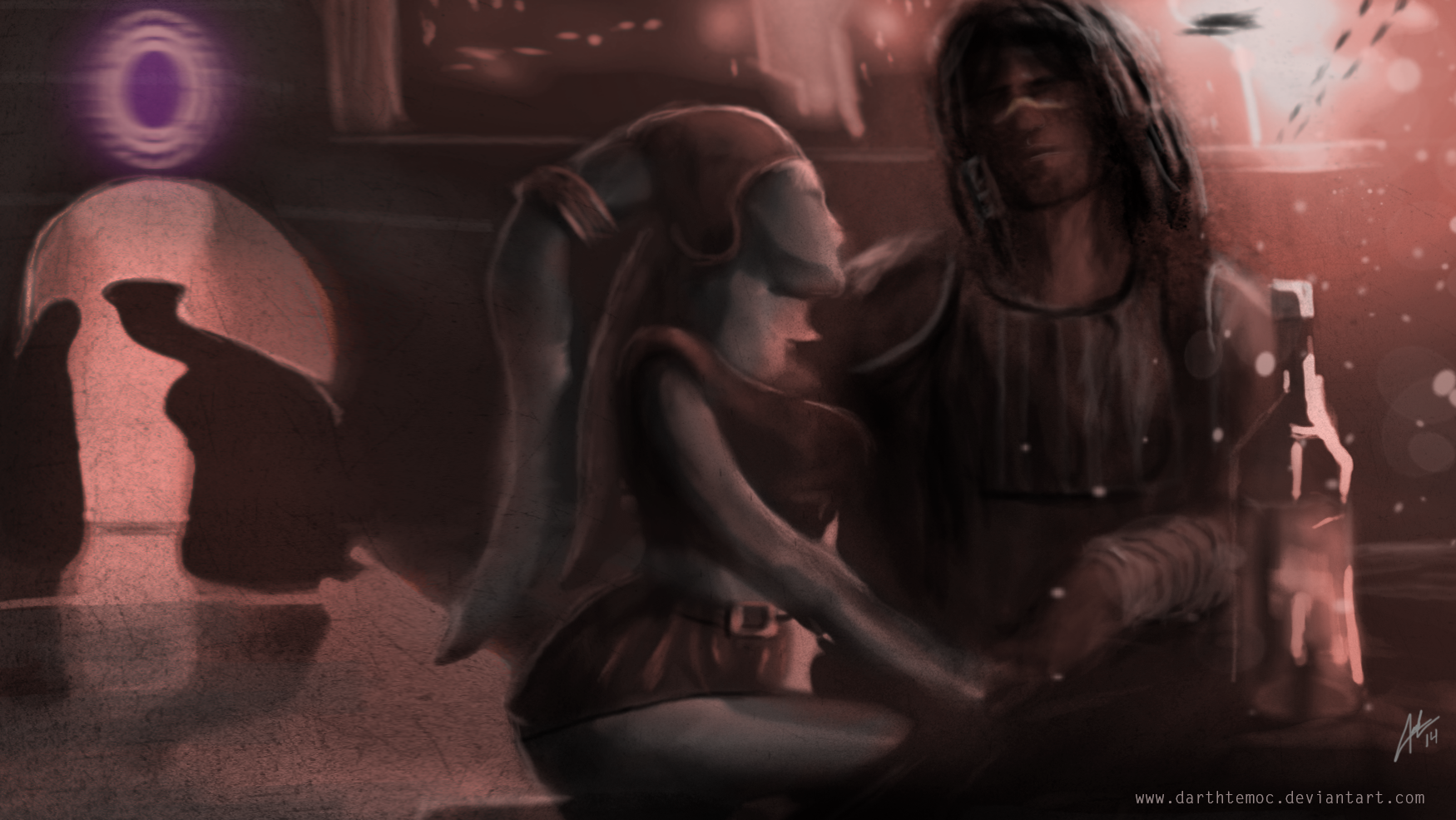 My last drink with Her by DarthTemoc
