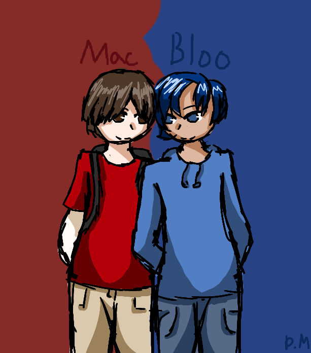 Mac and Bloo by danneiii on DeviantArt