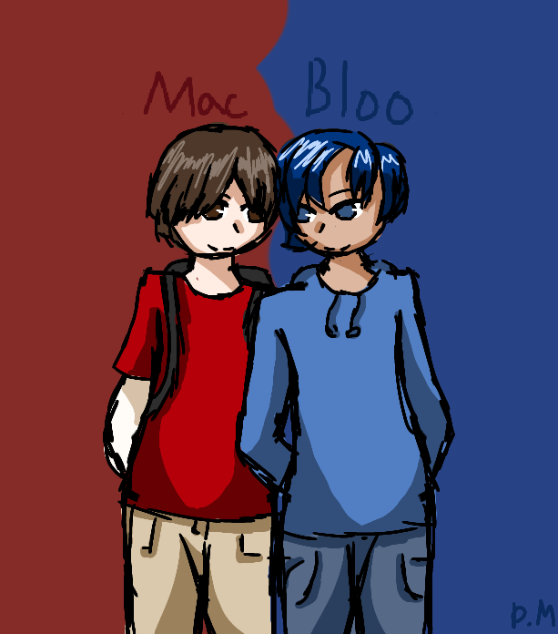 Mac and Bloo by danneiii on DeviantArt
