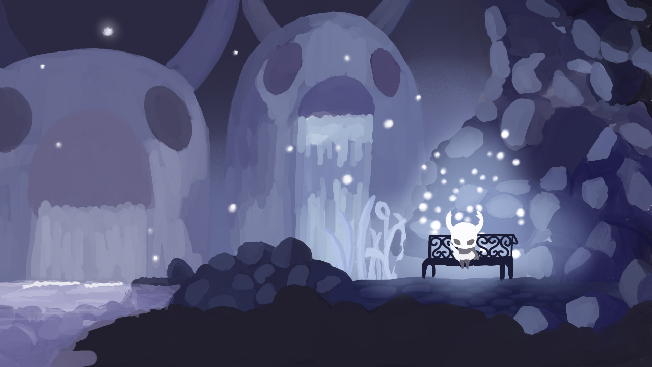 Hollow Knight hot spring by floofywolfy16 on DeviantArt