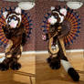Finley the Marbled Polecat Fursuit