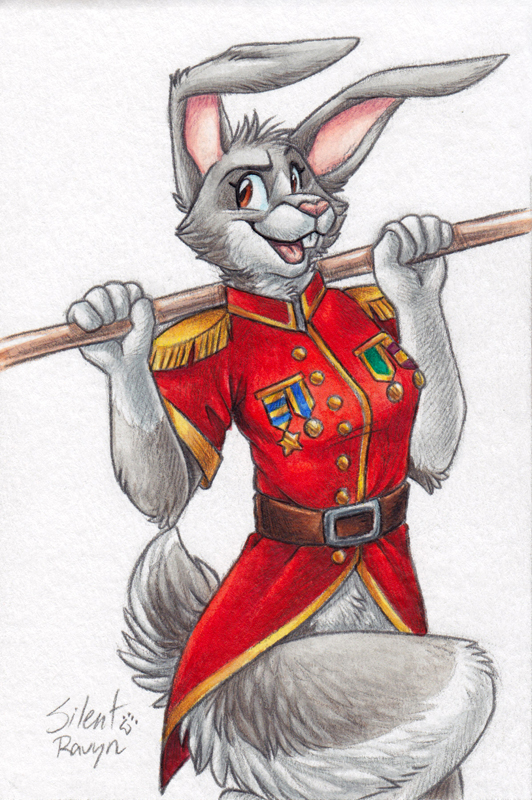 A Fighting Hare - Mouseflower Zine