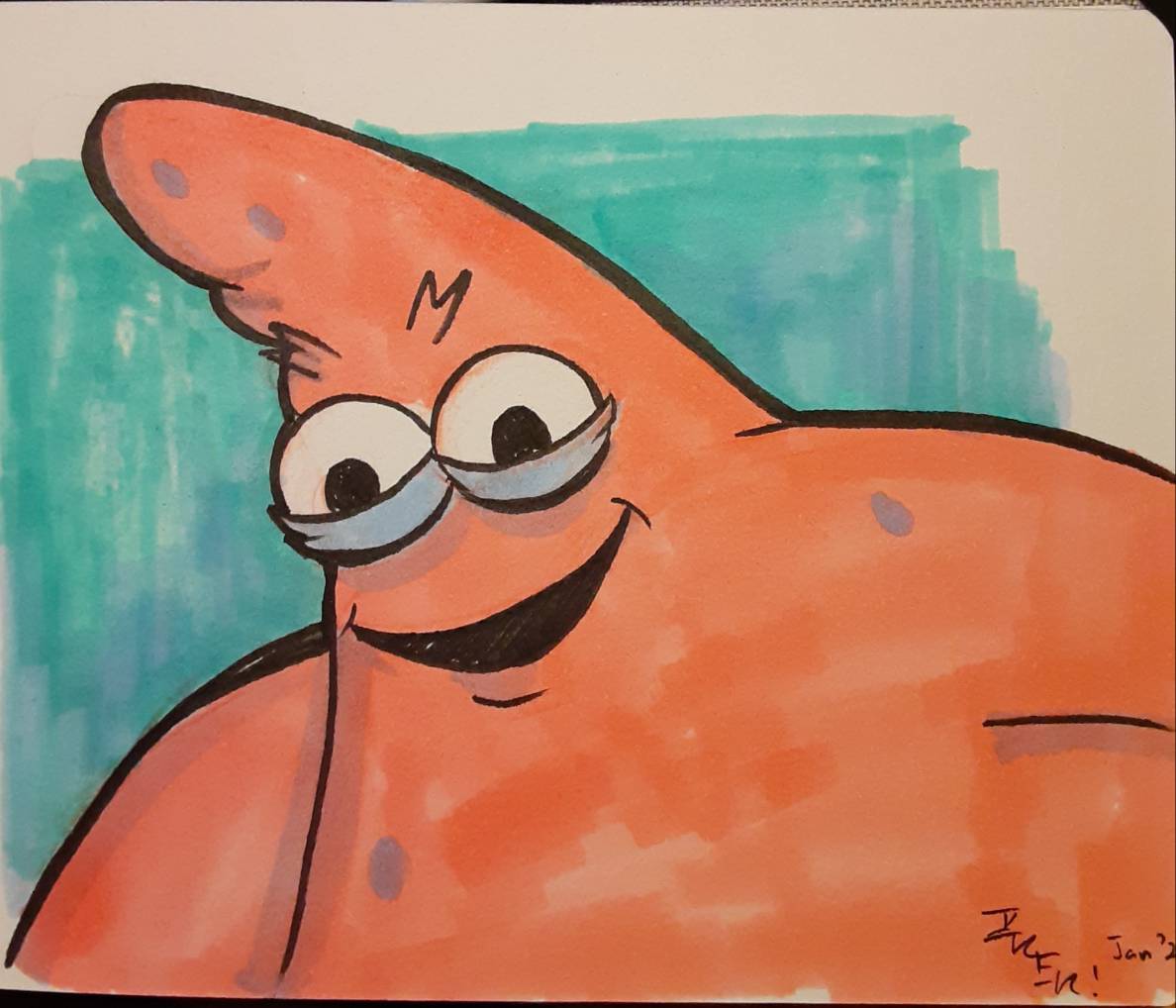 Primitive Patrick Patrick Star by ikilleverywun on DeviantArt