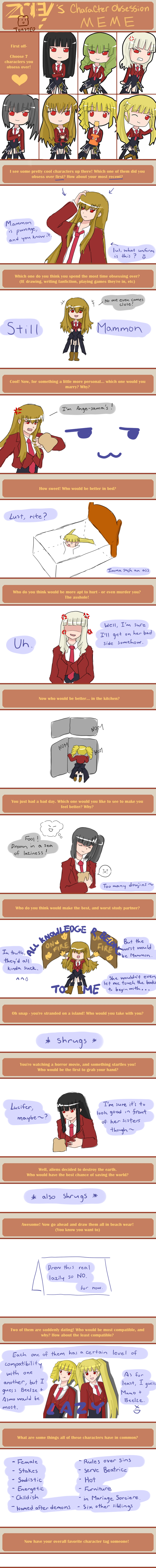 Chara Obsession Meme -Stakes-