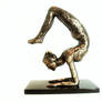 Human Yoga Pose Sculpture