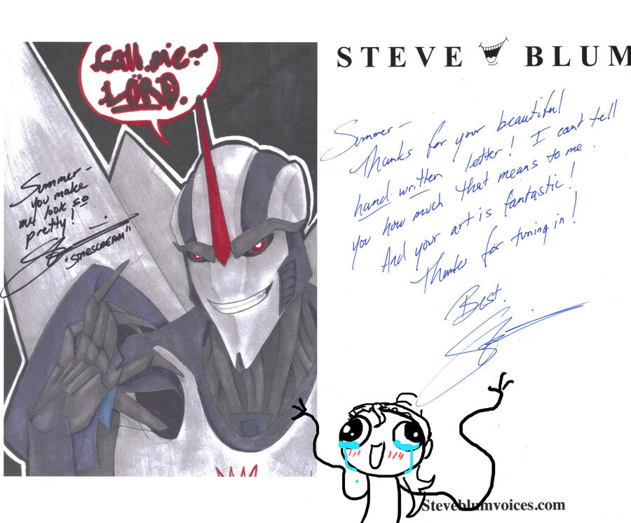 I love you, Steve Blum