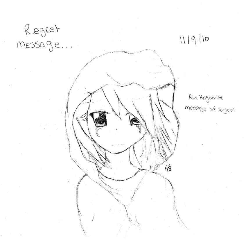 Regret Message by AiFlake on DeviantArt
