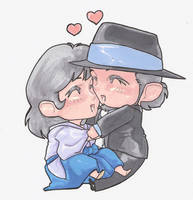 Goemon Jigen chibi love