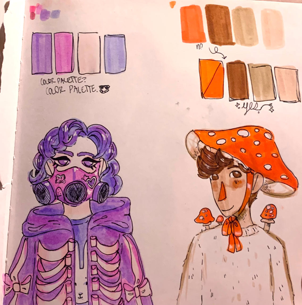 Color Palette OCs! by PipersParadise on DeviantArt