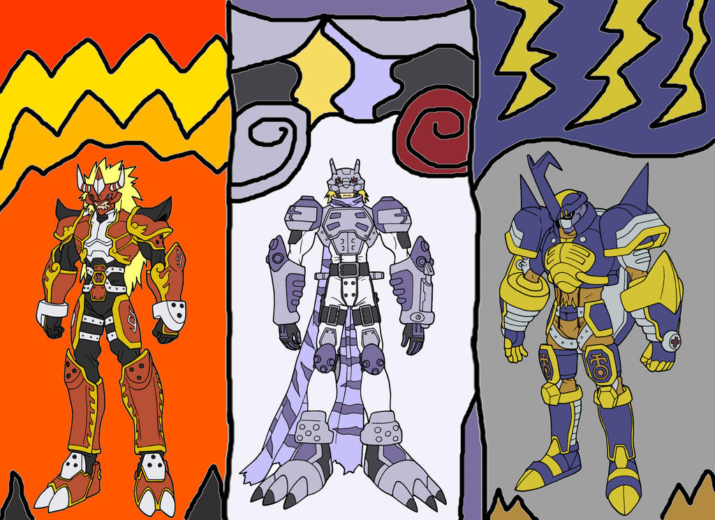 Power Rangers Digimon Frontier Deviantart Digimon Frontier by RomainBowen on DeviantArt