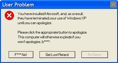 This User Is Problematic Windows Popups: User Problem by psychotic-sf on DeviantArt