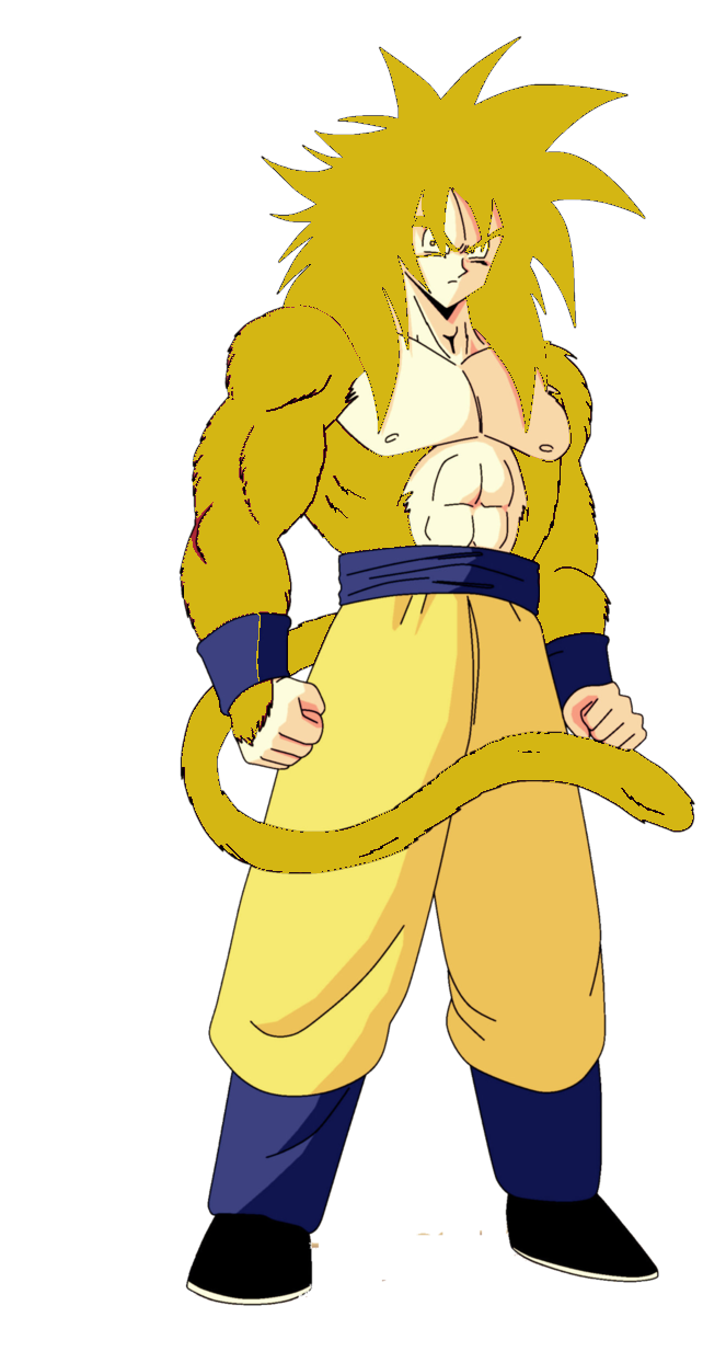 retro goku ssj 6 render