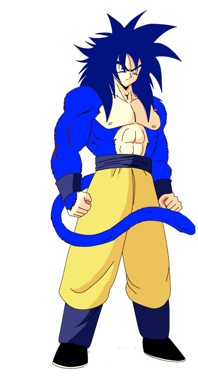 retro goku ssj 7 render