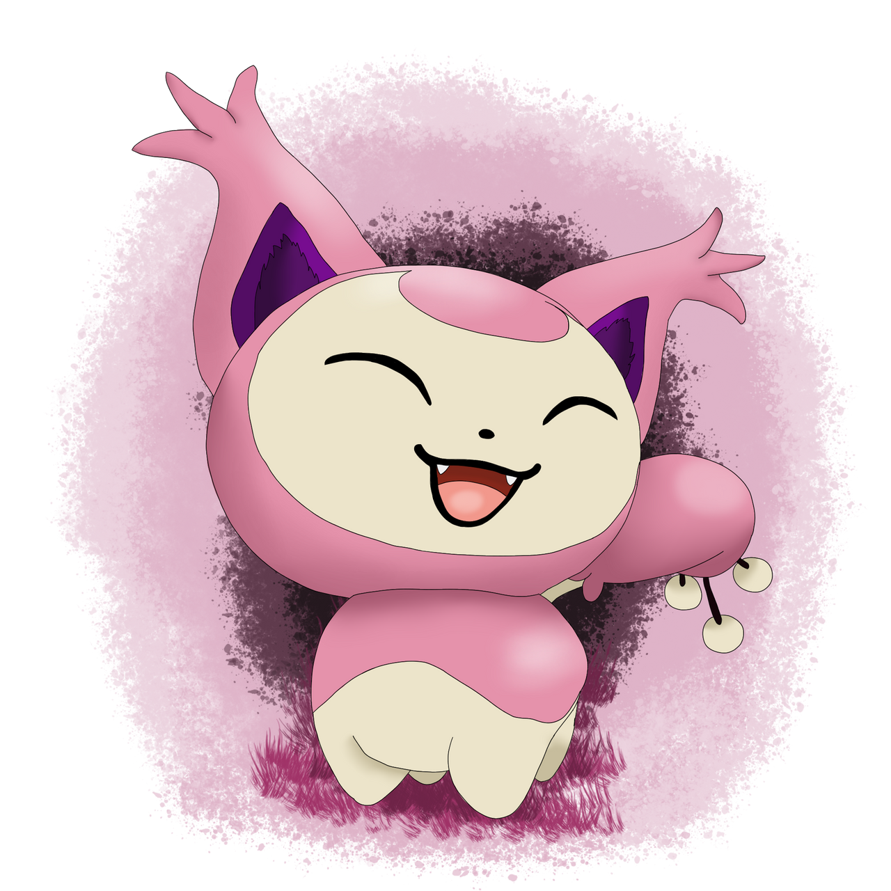 Pink Skitty Skitty by HexinTheEevee on DeviantArt