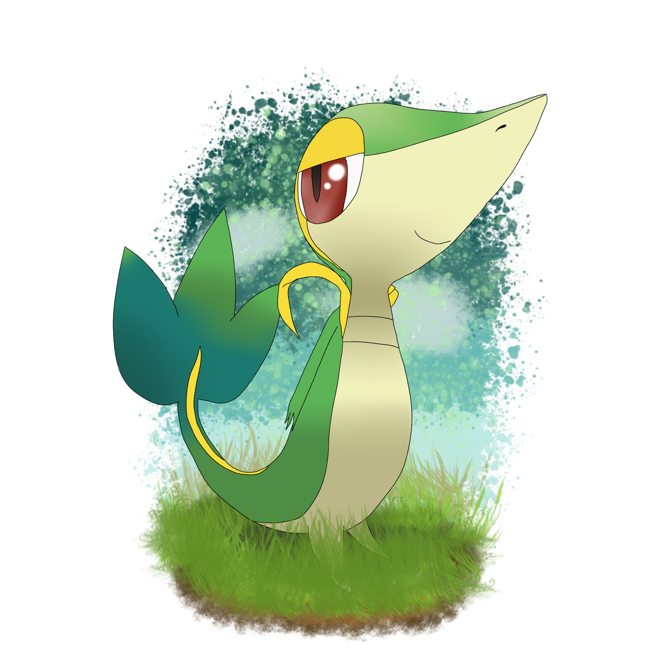 Snivy Grass Snake Pokemon By HexinTheEevee On DeviantArt snivy-grass-snake-pokemon-by-hexintheeevee-on-deviantart